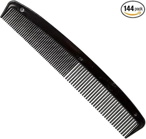 Medline Plastic Combs,Black, 144 Count