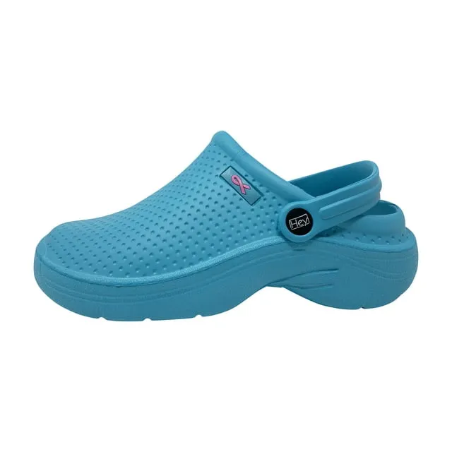 Hey Medical Uniforms Womens Non-Slip Lightweight EVA Indoor/Outdoor Comfort Colorful Clogs