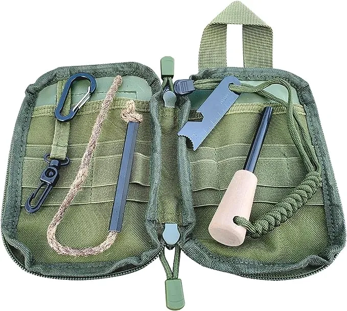 Fire Starter Survival Kit Larger Ferro Rod With Striker Lanyard 3in Long Flint A