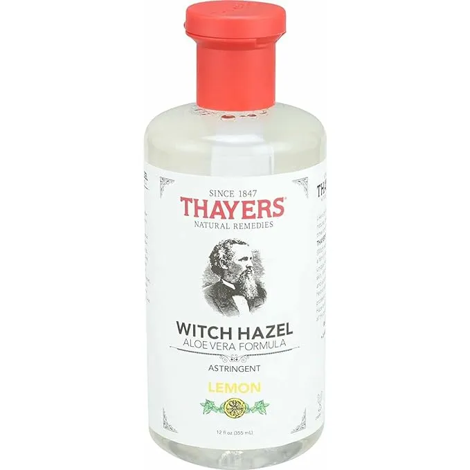 THAYERS Alcohol-Free HydKtr Rose Petal Witch Hazel with Aloe Vera, Clear, 12 Fl Oz (Pack of 2)