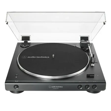 Audio-Technica AT-LP60XBT Bluetooth Stereo Turntable (Black) with Speaker