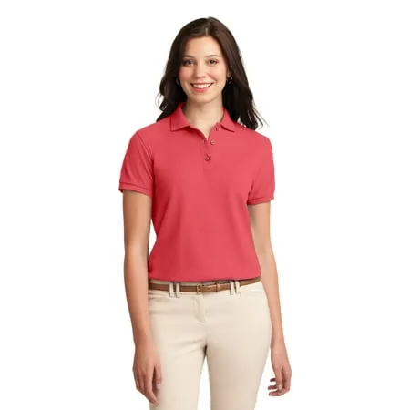 Port Authority Ladies Silk Touch Polo