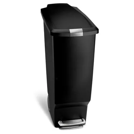 simplehuman Slim Plastic Step Trash Can