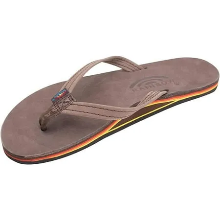 Rainbow Sandals Women's Single Layer Leather Narrow Strap