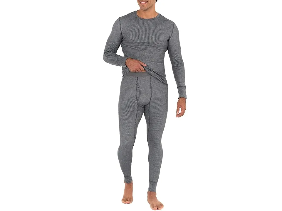 Fruit of the Loom Men's Recycled Waffle Thermal Underwear Set (Top and Bottom)