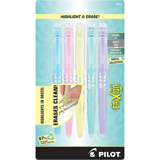 Pilot FriXion Light Pastel Erasable Highlighters