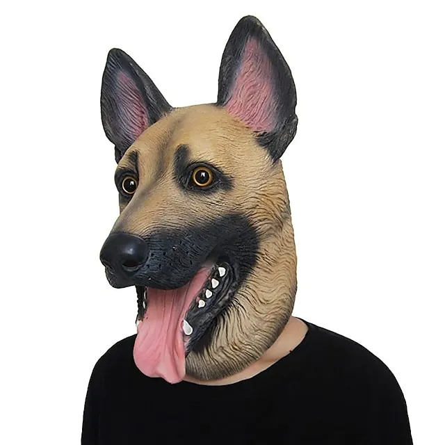 Hond Masker Hallloween figuren Volwassenen Voor heren Dames Grappig Halloween Halloween Carnaval Gemakkelijke Halloween-kostuums