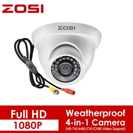 ZOSI 2.0MP 1080p Outdoor Indoor Security Camera