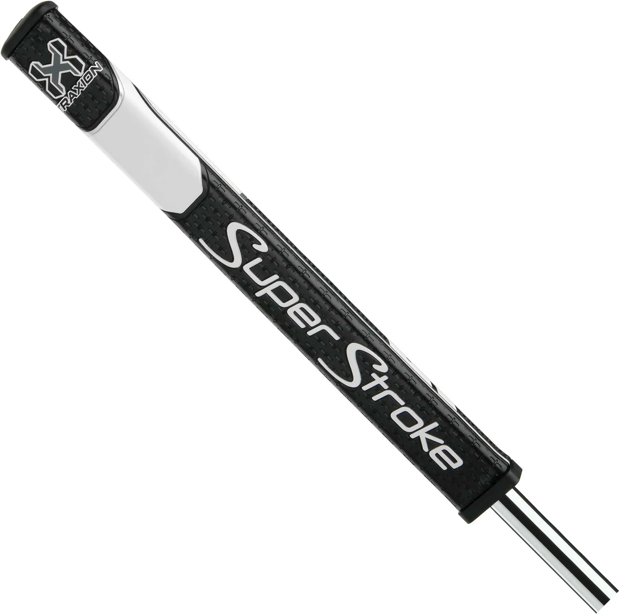 SuperStroke Traxion Flatso Golf Putter Grip | Advanced Surface Texture That Improves Feedback and Tack | Minimize Grip Pressure with a Unique Parallel Design | Tech-Port