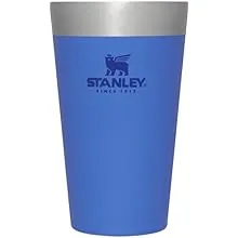 Stanley Adventure Inulsated Stacking Beer Pint Glass, 16oz Stainless Steel Double Wall Rugged Metal Drinking Tumbler