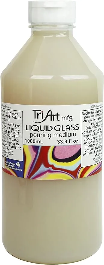 Tri-Art Liquid Glass Acrylic Pouring Medium - 1 L