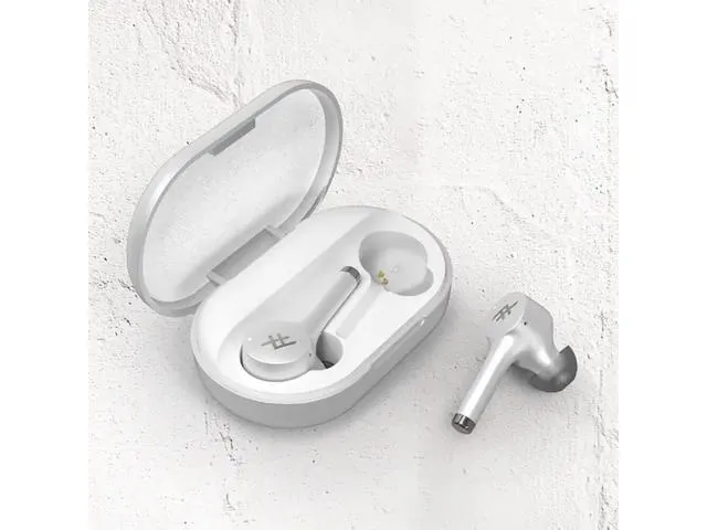 iFrogz AIRTIMEPROWH AirTime Pro Wireless Earbuds + Charging Case - White