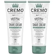 Cremo Barber Grade Silver Water & Birch Shave Cream, Astonishingly Superior Ultra-Slick Shaving Cream Fights Nicks, Cuts And Razor Burn, 6 Fl Oz (Pack of 2)Cremo Barber Grade Silver Water & Birch Shave Cream, Astonishingly Superior Ultra-Slick Shaving Cr