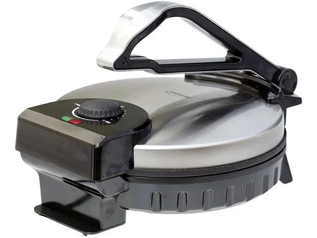 Brentwood TS-127 Stainless Steel Non-Stick Electric Tortilla Maker, 8-Inch