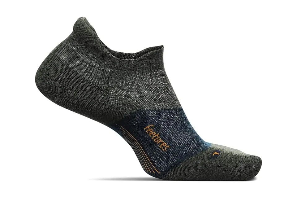 Feetures Merino 10 Ultra Light No Show Tab (Forest) No Show Socks Shoes