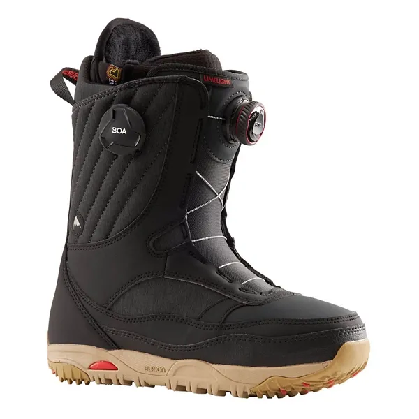 Women's Burton 2023 Limelight Double BOA Snowboard Boots 7 Black