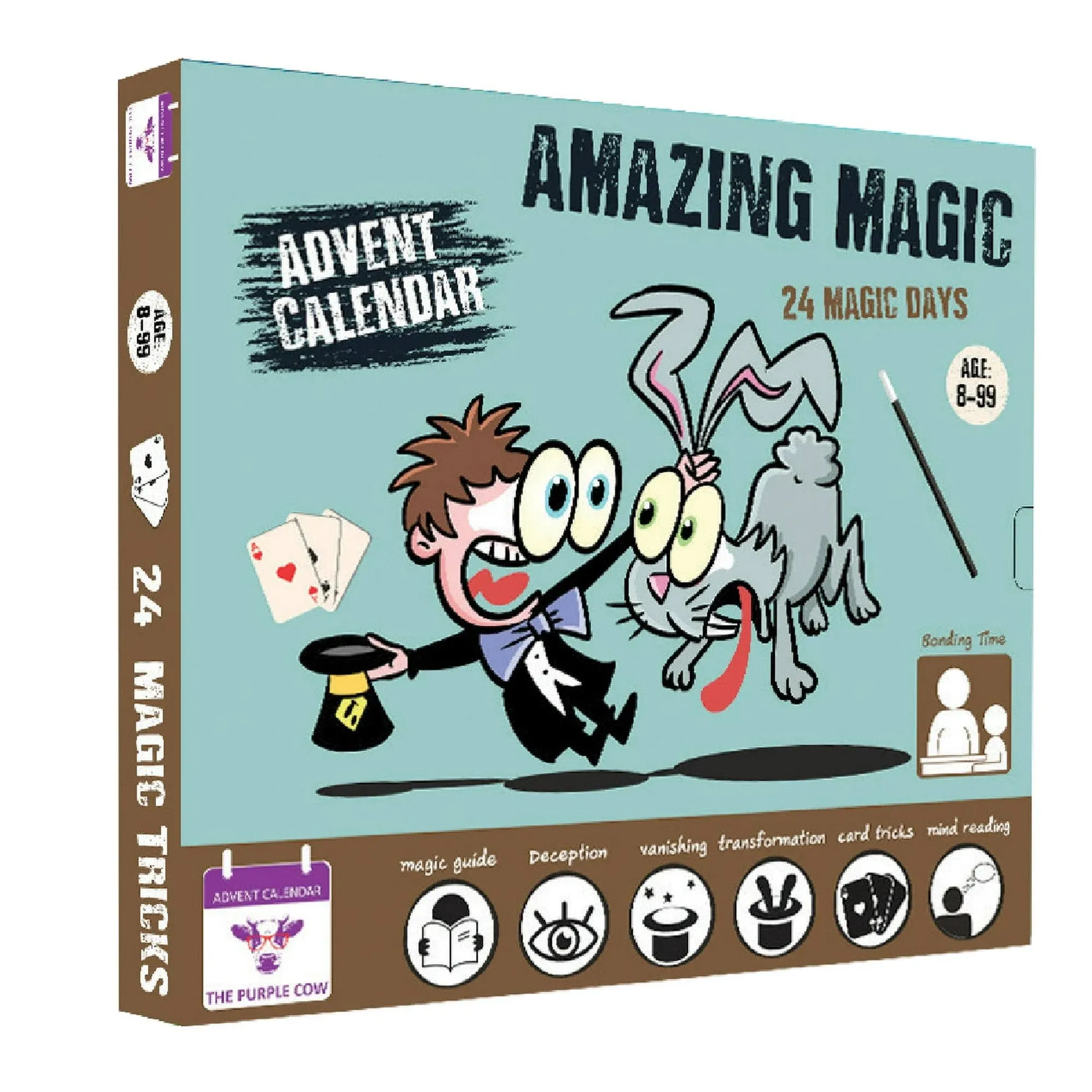 New 2024 Advent/Countdown Calendar Amazing Magic. 24 Easy to Learn Magic Tricks. Comes with a Step-by-Step Picture Guide + Video Guide. for Kids Aged 8+. The Perfect Magician Starter kit