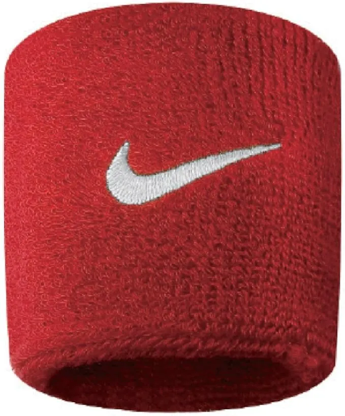 Nike Muñequera Swoosh Rojo Mujer