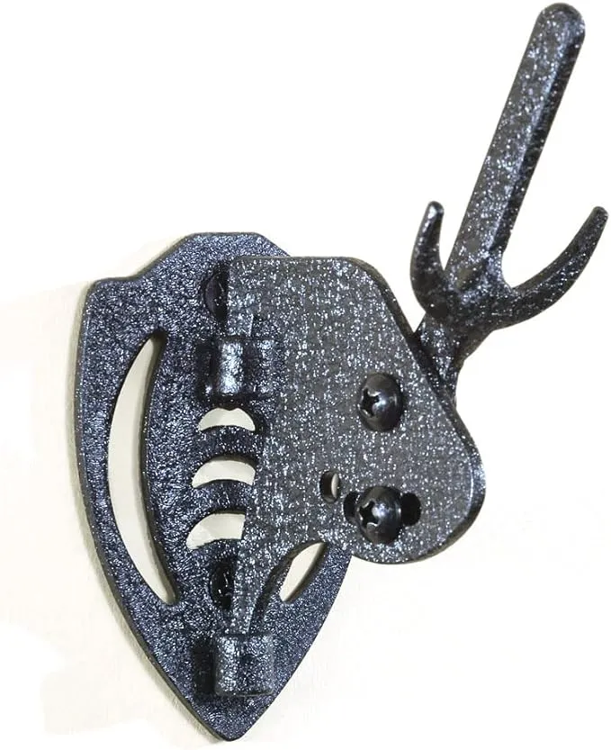 Skull Hooker Mini Hooker Skull Hanger - Perfect Kit for Hanging and Mounting Taxidermy Bear, Small Deer, Pronghorn, and Other Smaller Skulls for Display, Graphite BlackSkull Hooker Mini Hooker Skull Hanger - Perfect Kit fo…