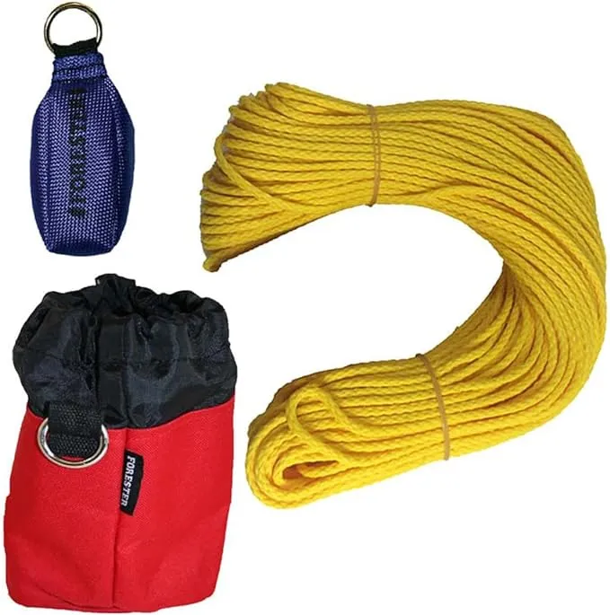 Forester 150 Foot Arborist Throw Line Kit with Red Storage Bag