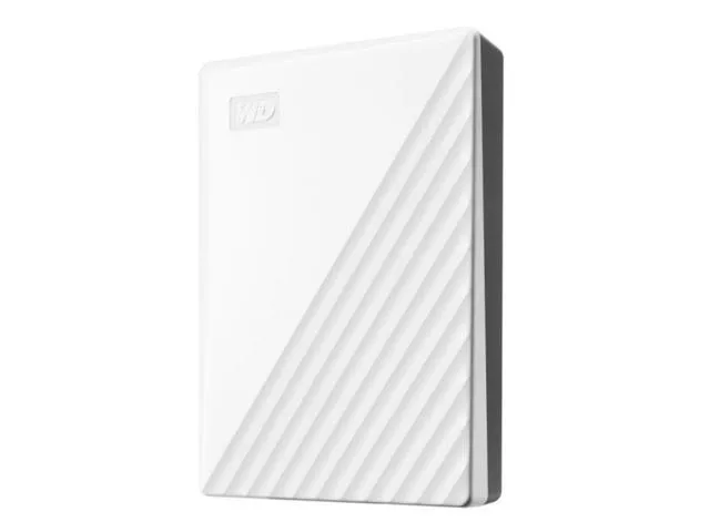 WD 1TB My Passport Portable Hard Drive, White - Wdbyvg0010bwt-wesn