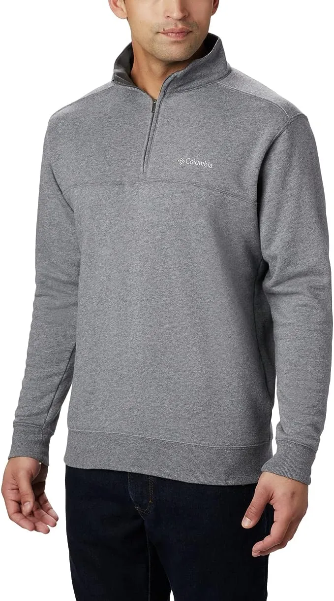 Columbia Men's Hart Mountain II Half Zip - Charcoal Heather