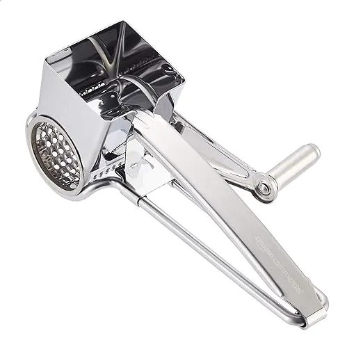 Amazon Basics Stainless Steel Rotary Cheese Grater