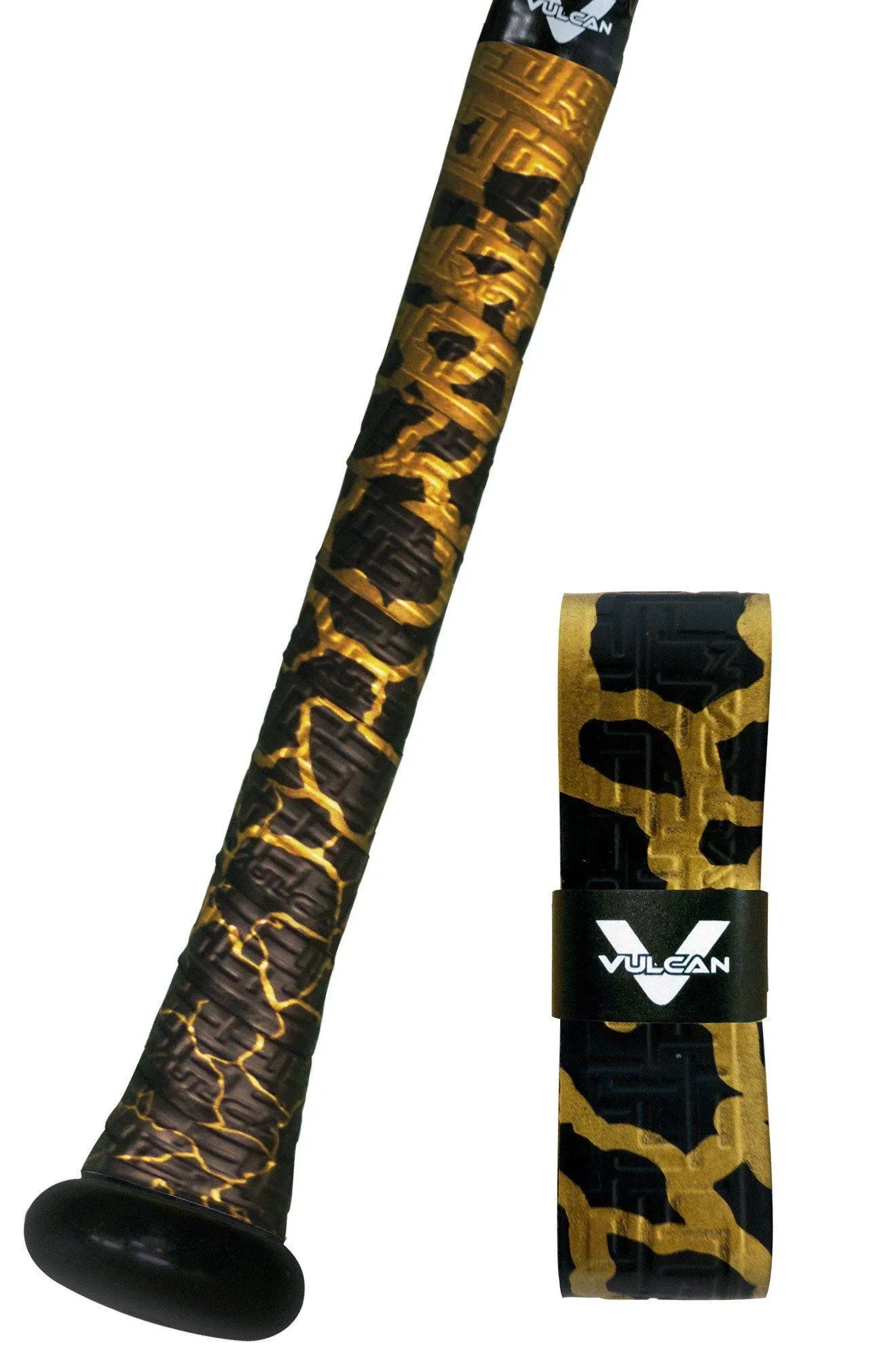 Vulcan 1.75mm Bat Grip, Breaking Gold