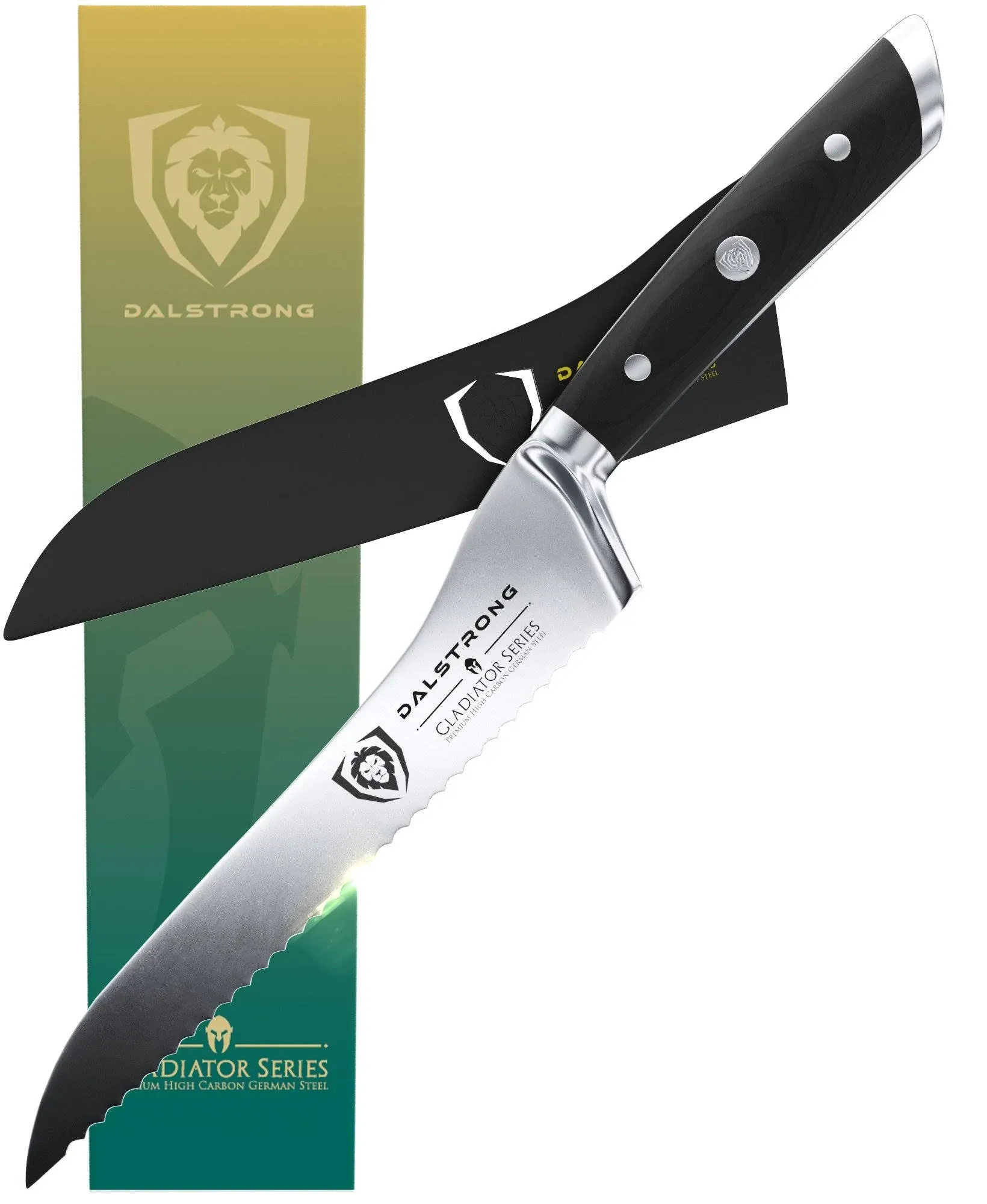 Dalstrong Gladiator Series Serrated Offset Knife