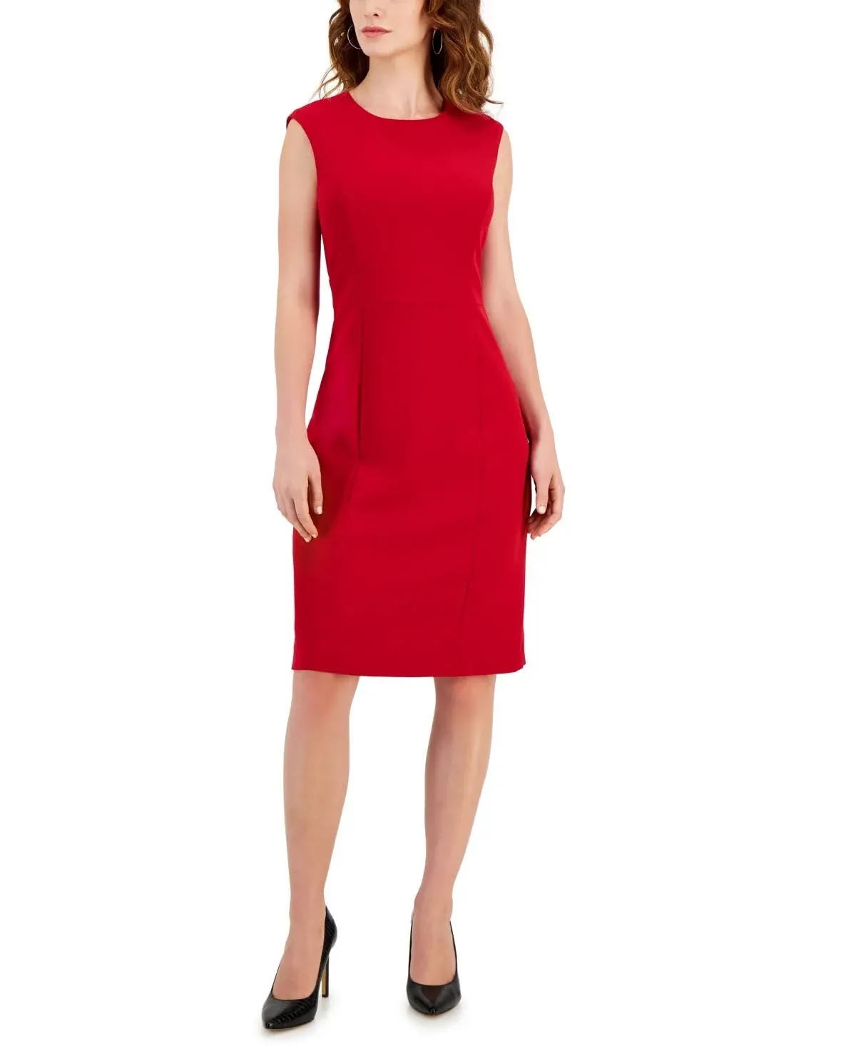 Kasper Women's Grace Iconic Stretch Crepe Sheath Dress