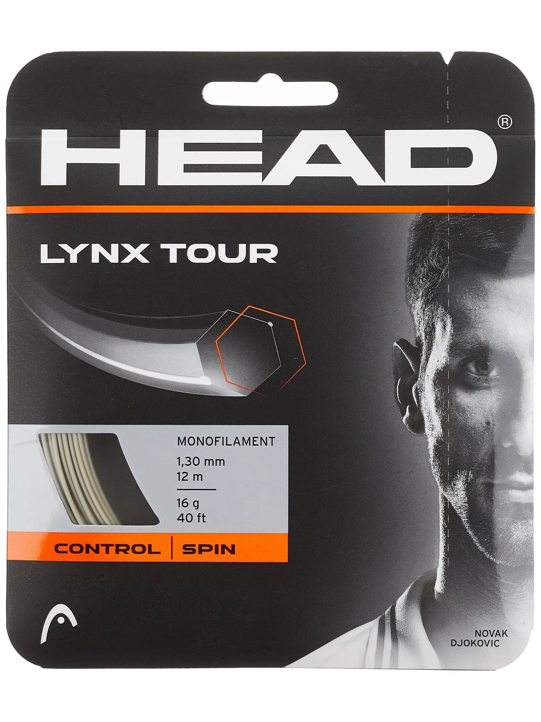 Head Lynx Tour 17g Grey Tennis String