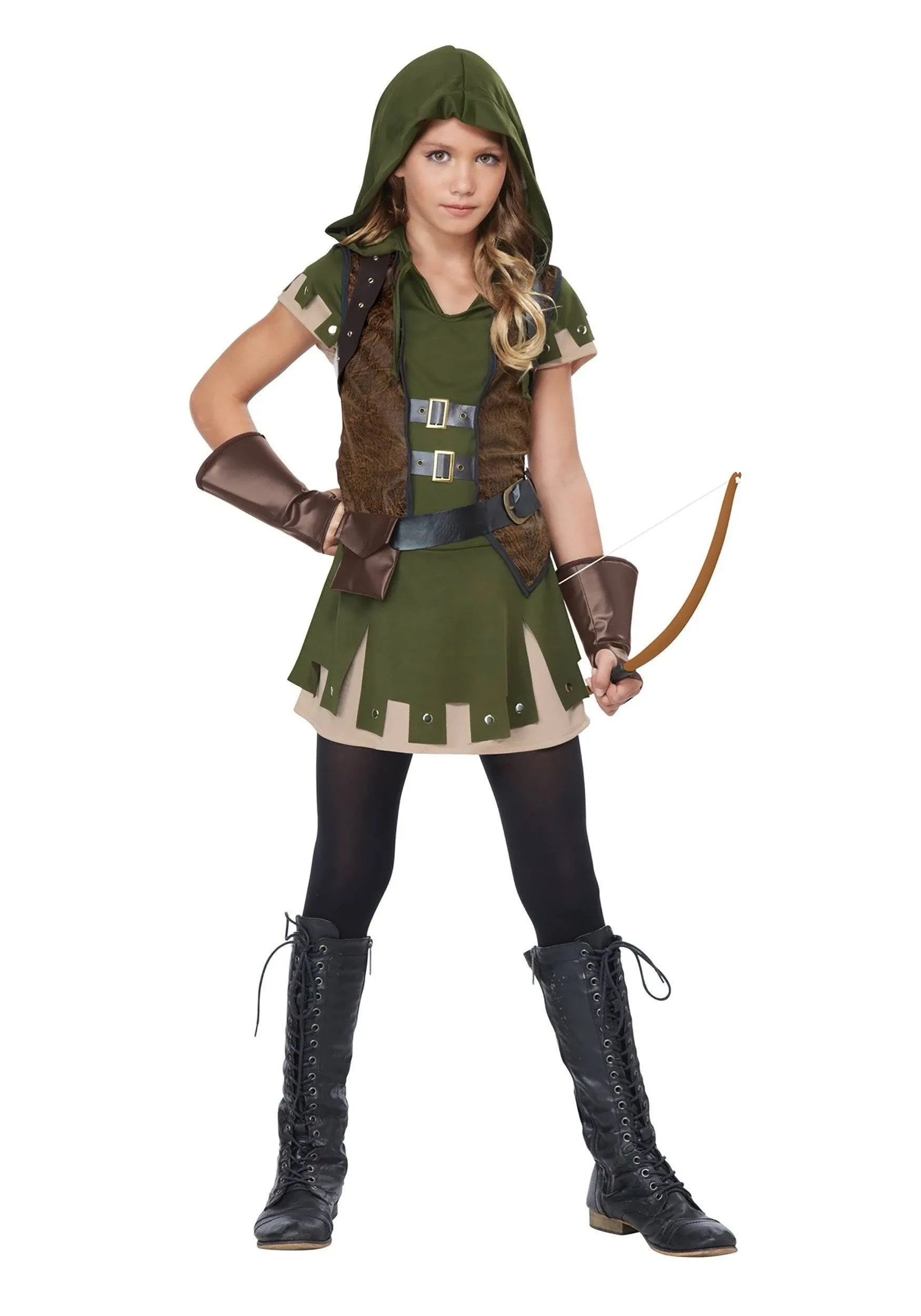 California Costume Miss Robin Hood Girls Costume - 04091