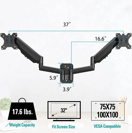 MOUNT PRO Monitor Wall Mount for 13''-32'' Monitors