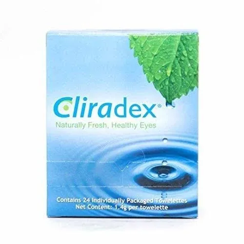 Eyelid Cleanser Cliradex Towelettes