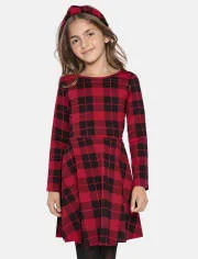 The Children's Place Girls' Long Sleeve Dress