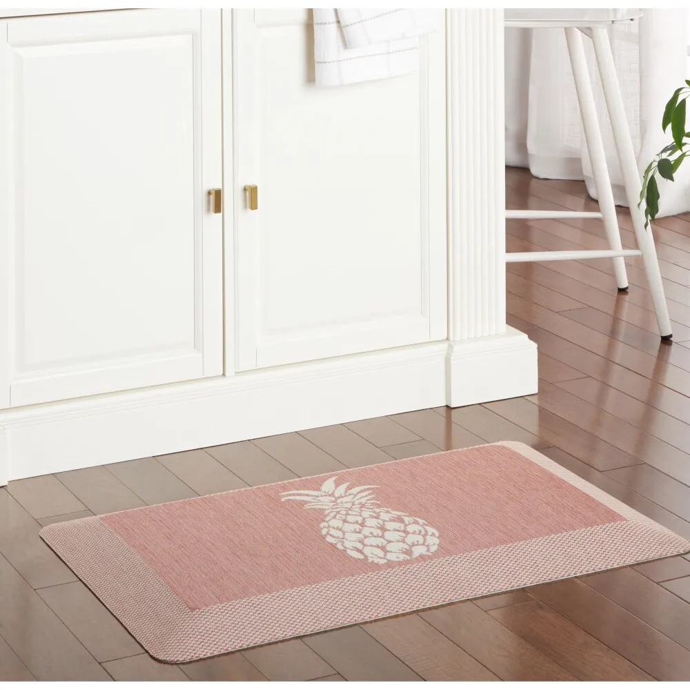 Martha Stewart Aloha Modern Pineapple Anti-Fatigue Air-Infused Kitchen Mat, Spice ...