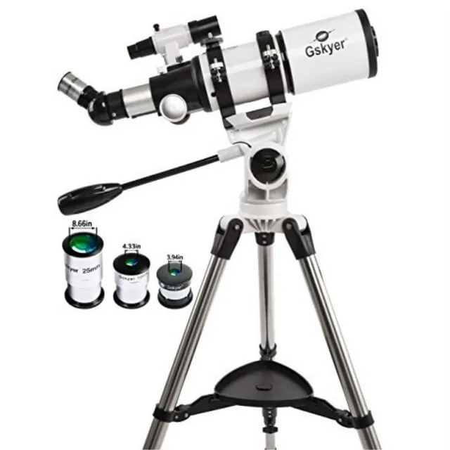 Gskyer Telescope, 80mm AZ Space Astronomical Refractor Telescope, German