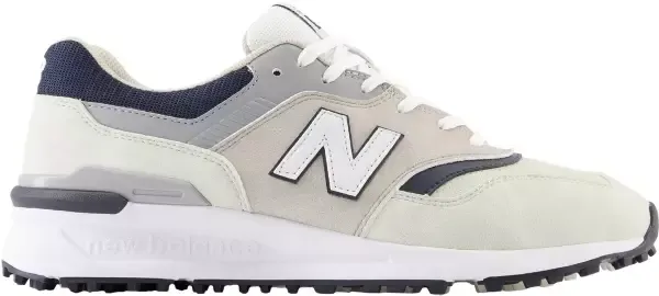 New Balance Men's 997 SL Golf Shoes - White/Grey (Size 11.5)