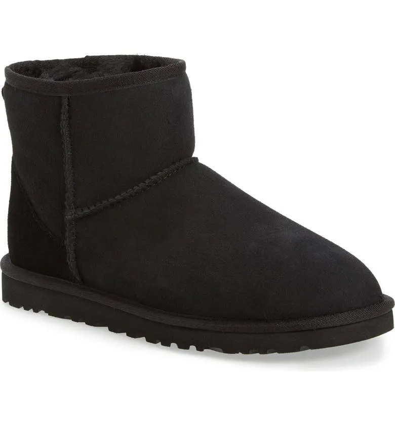 Men's UGG Classic Mini Boots, Adult, Size: 13, Black