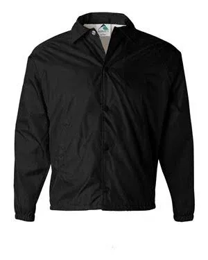 Augusta Sportswear 3100 Nylon Coach's Jacket/Lined - Black L