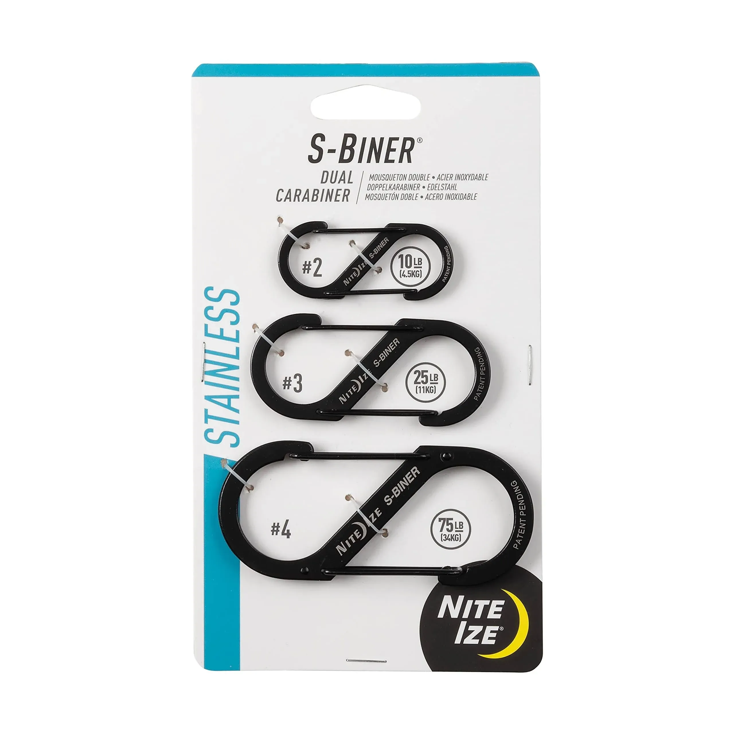 Nite Ize - S-Biner 3 Pack Black