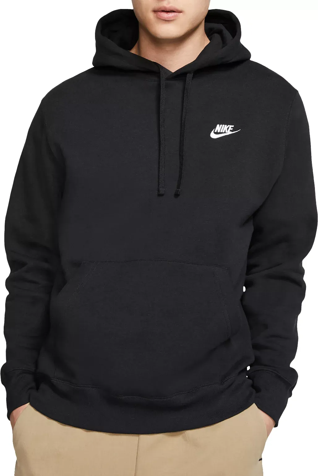 Nike Sportswear Club Fleece Hoodie, Black, Men, XL