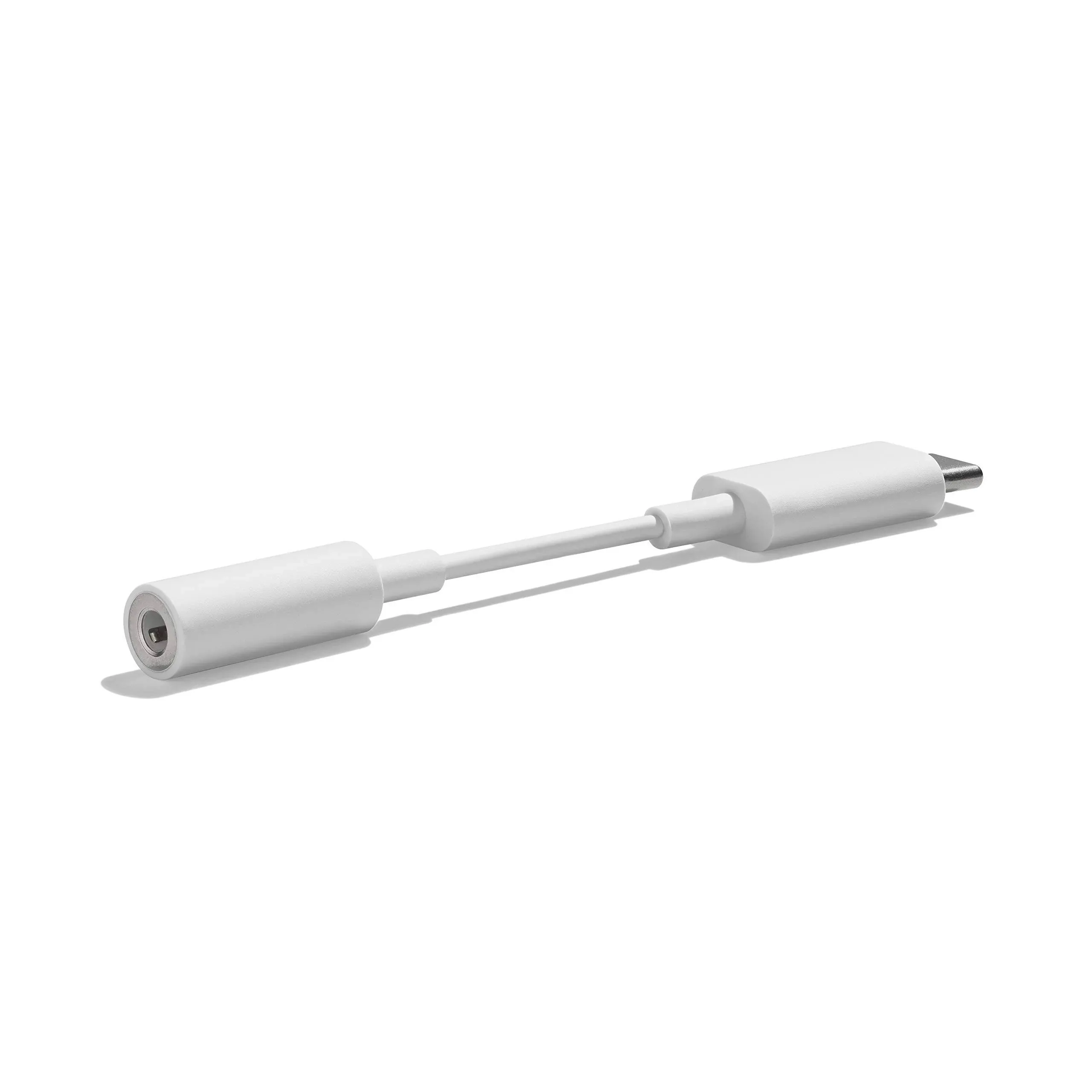 Google - GA00477-WW USB-C-to-3.5mm Audio Adapter - White