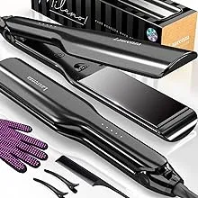 2 in 1 hair straightener and curler