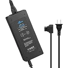 KUNLUN D-Tap Quick Charger[DC 16.8V/4A] with D Tap Cable for V-Mount/V Lock/Gold Mount Battery Charger, for Sony BP-U65 BP-U68 HDW-800P HDW-F900R PDW-680 PDW-850 DSR-650P PMW-F5