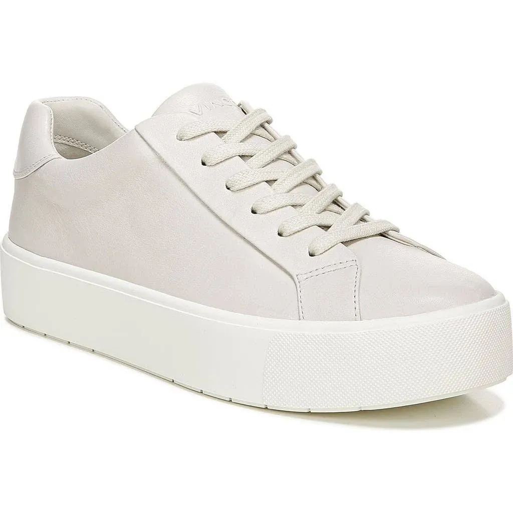 Vince Benfield Leather Sneaker, 9 / White