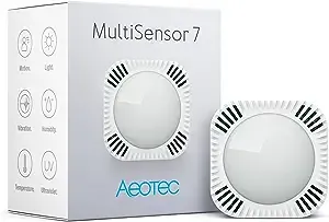 Aeotec Multisensor 7, 6-in-1 Zwave Sensors, Z-Wave Plus, Gen7, S2, SmartStart Zwa024