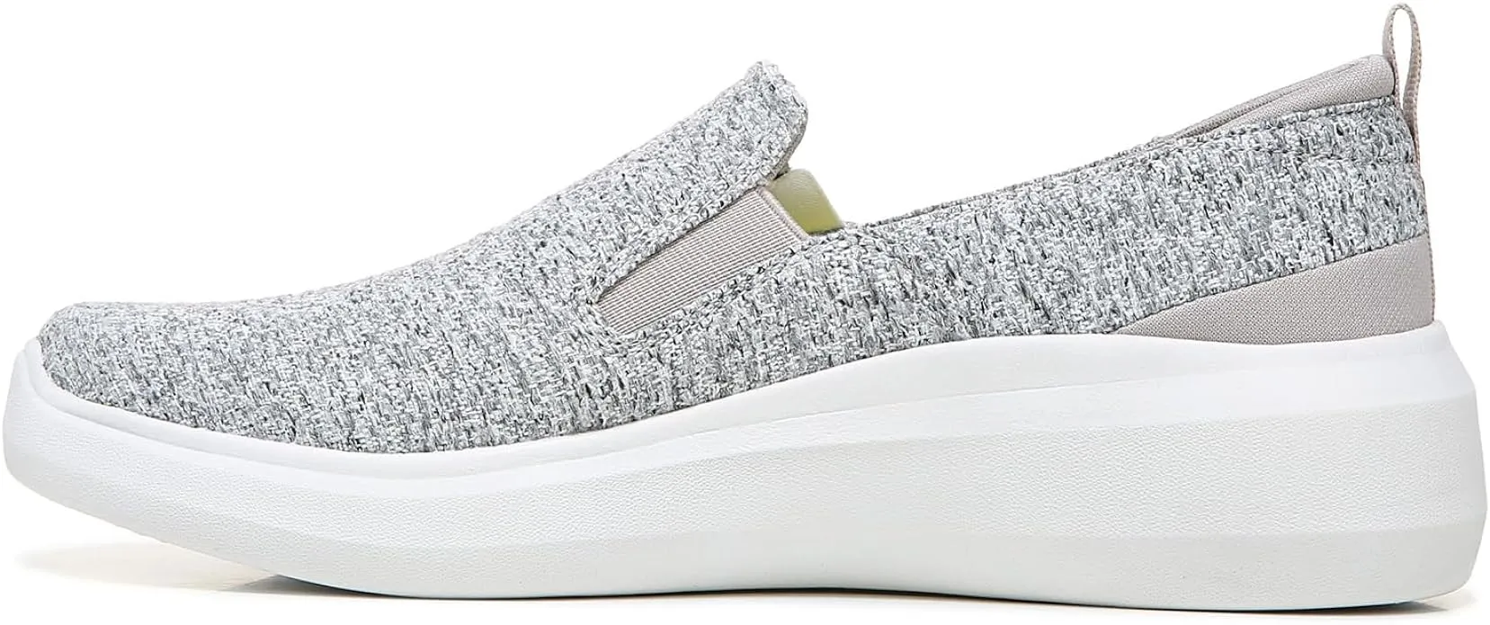 Ryka Womens Ally Slip On Casual and Fashion Sneakers Gray 8.5 Medium (B,M)