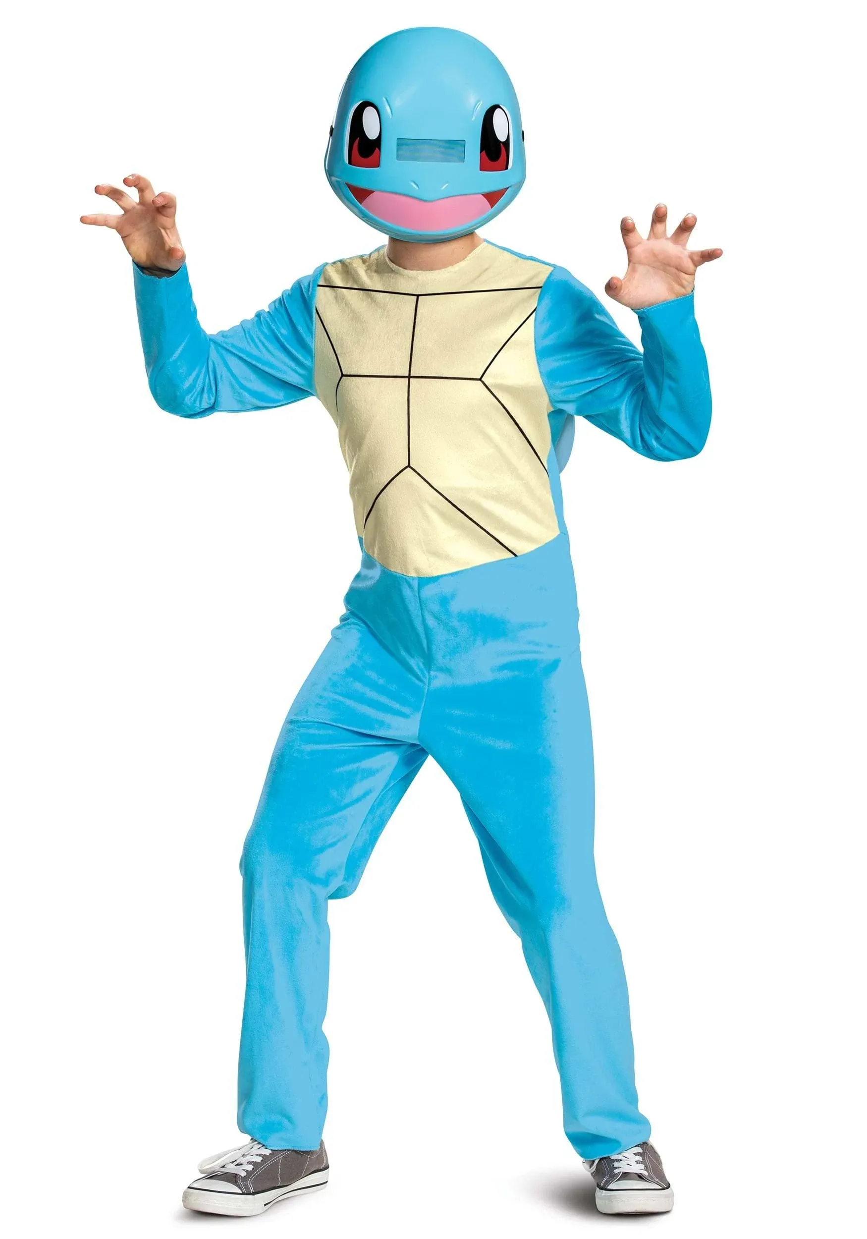 Disguise Pokemon Kids Squirtle Costume, Children's Classic Character Outfit