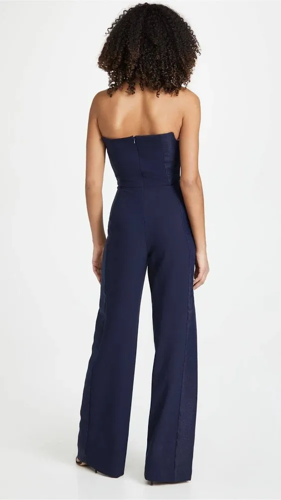 Black Halo Women's Lena Strapless Jumpsuit